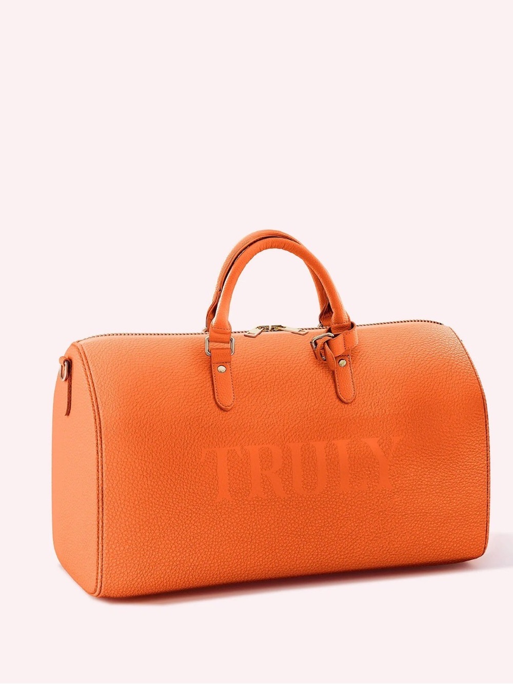 TRULY Pumpkin Orange Limited Edition Travel Duffel